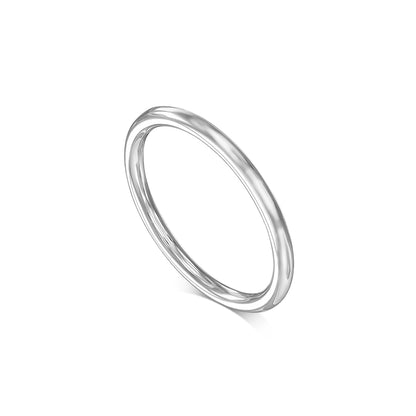 Handmade 14k Gold Wedding Band and Pavé Diamond Eternity Wedding Band