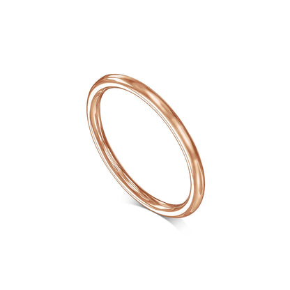Handmade 14k Gold Wedding Band and Pavé Diamond Eternity Wedding Band